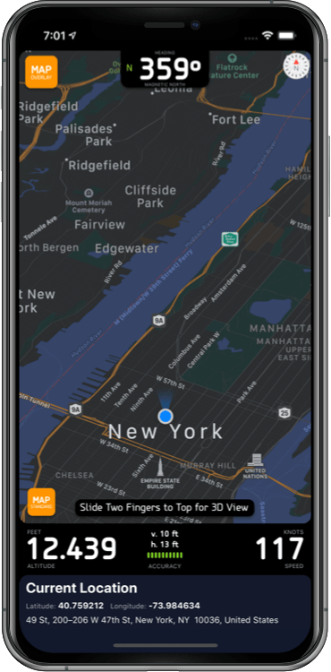 iTools iOS App on iPhone - MapOverlay