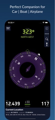 myCompass iOS App iPhone Screenshot 1