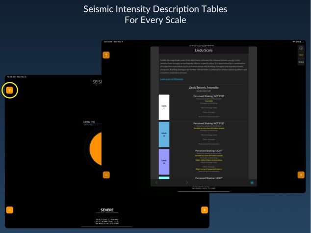 Seismometer iOS App iPad Screenshot 3